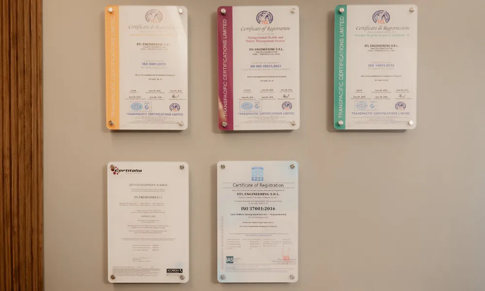Certificazioin STL Engineering 6